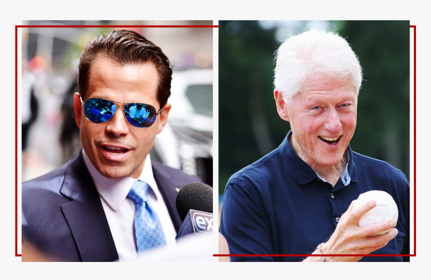 Anthony Scaramucci Parties With The Clintons On Marthas, HD Png Download, Free Download