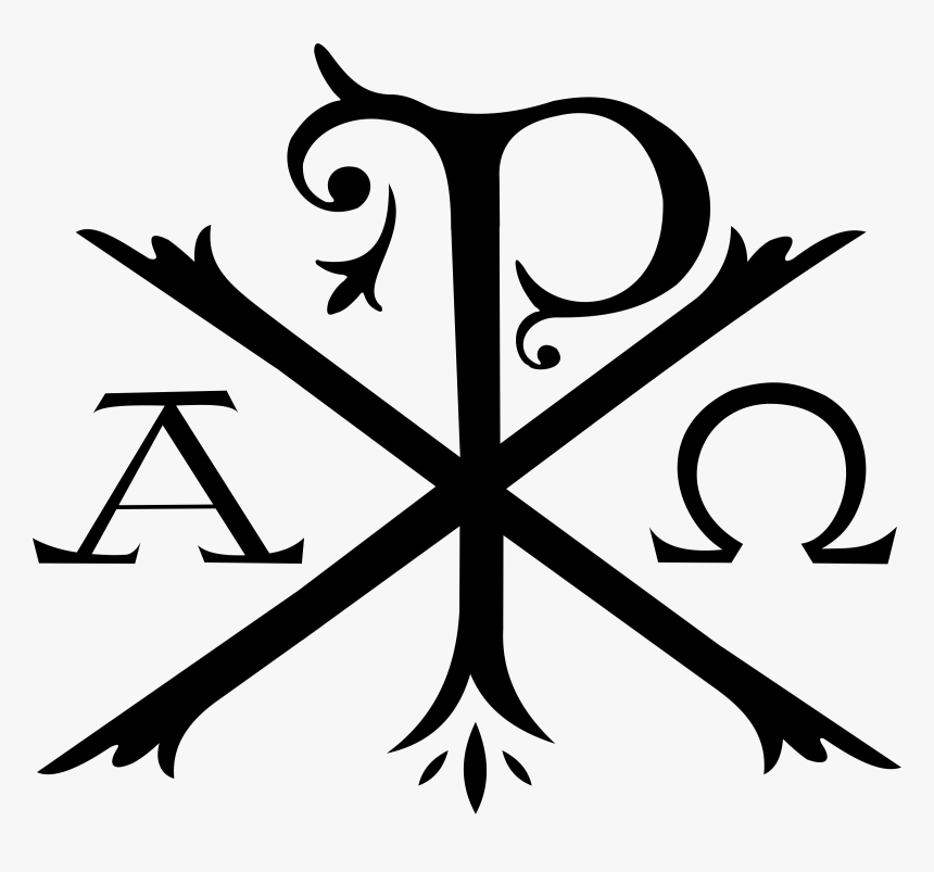 Alpha Omega Chi Rho - Chi Rho Symbol, HD Png Download, Free Download