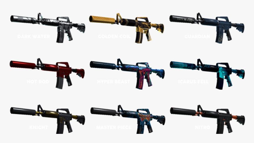 Cs Go M4a1 Skins Hd Png Download Kindpng - csgo m4a1 roblox