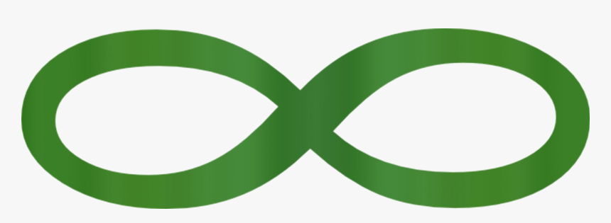 Infinity Symbol Png - Infinity Sign Green, Transparent Png, Free Download