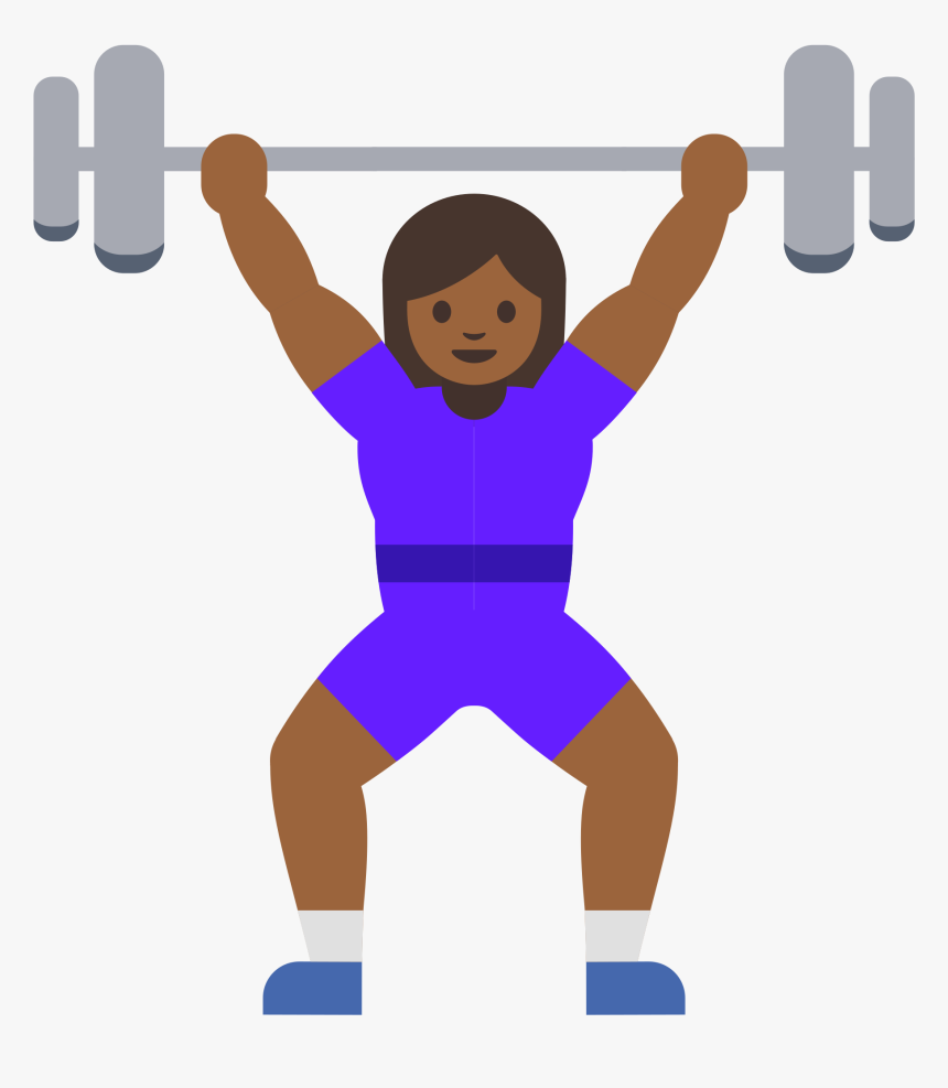 Clipart Volleyball Emoji - Transparent Background Muscle Emoji, HD Png Download, Free Download