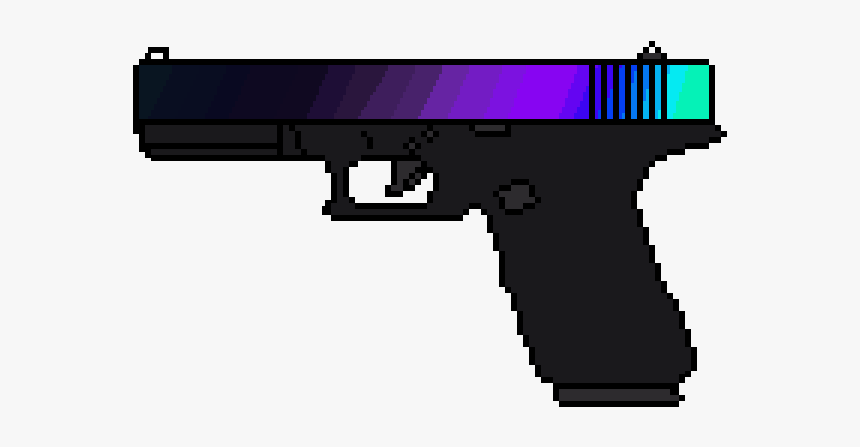 Pixel Art Glock 18, HD Png Download, Free Download