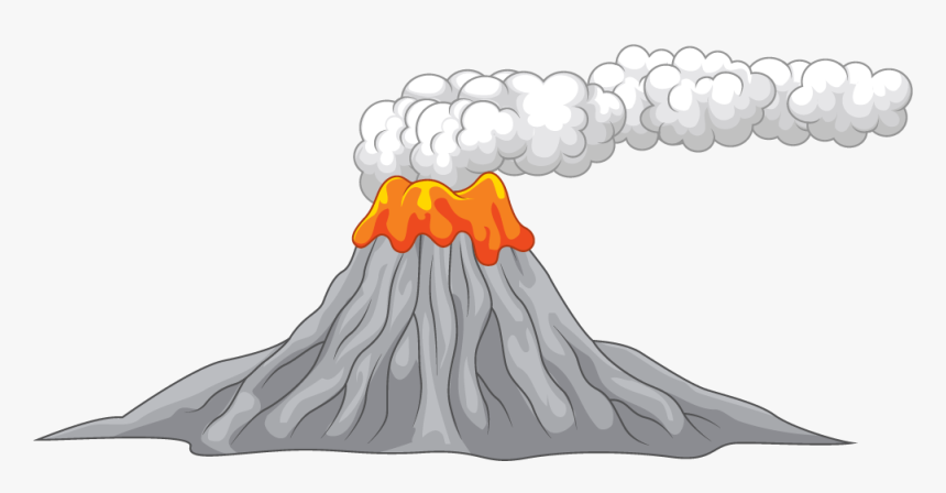 Cinder Fall Png , Png Download - Transparent Background Volcano Eruption Cl...