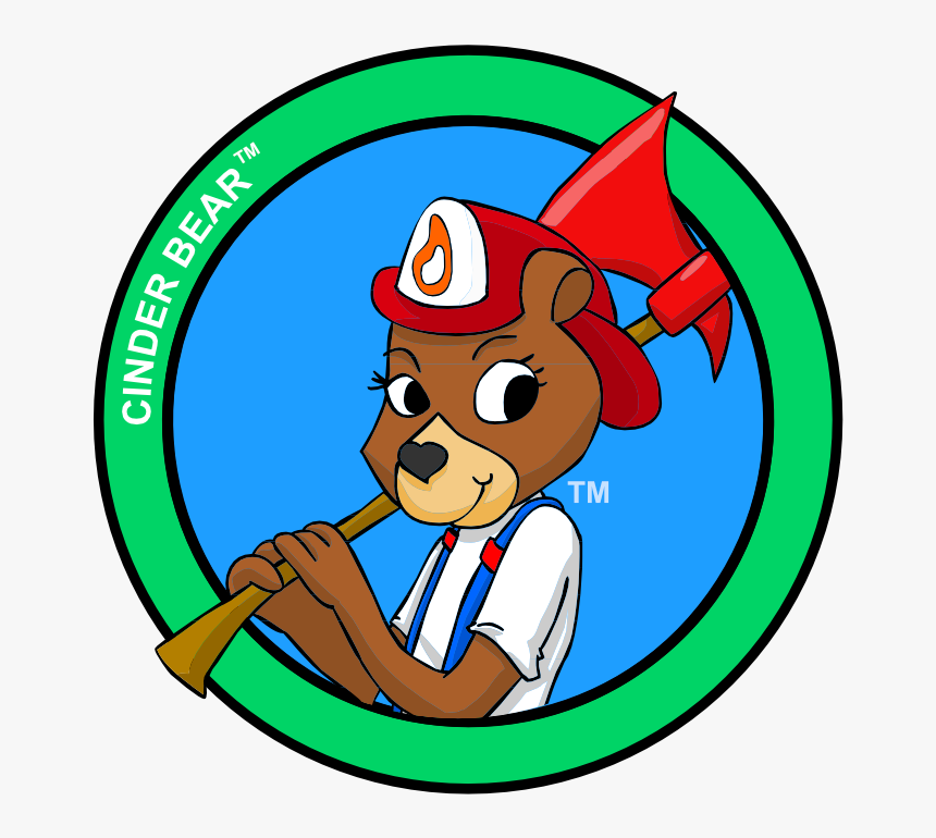 Cinder Bear Is The Fire Safety Bear That Promotes The - Herb Gminy Złotniki Kujawskie, HD Png Download, Free Download