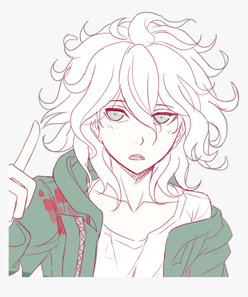 #danganronpa #danganronpa #nagitokomeada #nagito #komaeda - Danganronpa Art Transparent Background, HD Png Download, Free Download