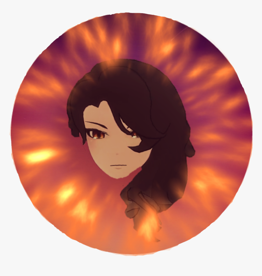 #cinderfall #rwby #fire #icon - Circle, HD Png Download, Free Download