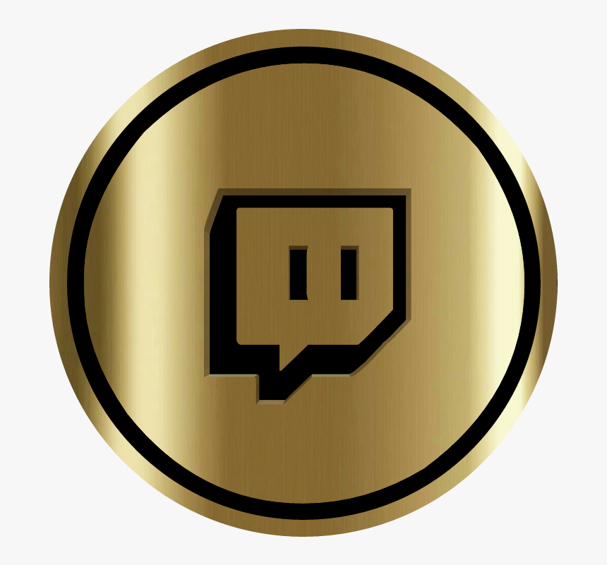 Gold Twitch Logo Png Transparent Png Kindpng