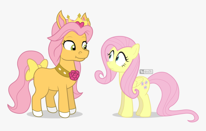 Dm29, Bow, Duo, Fluttershy, Palace Pets, Petit, Petite, - Palace Pets My Little Pony, HD Png Download, Free Download