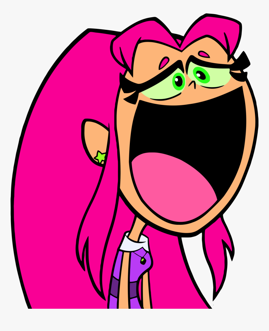 Starfire - Teen Titans Go Starfire Mouth, HD Png Download, Free Download