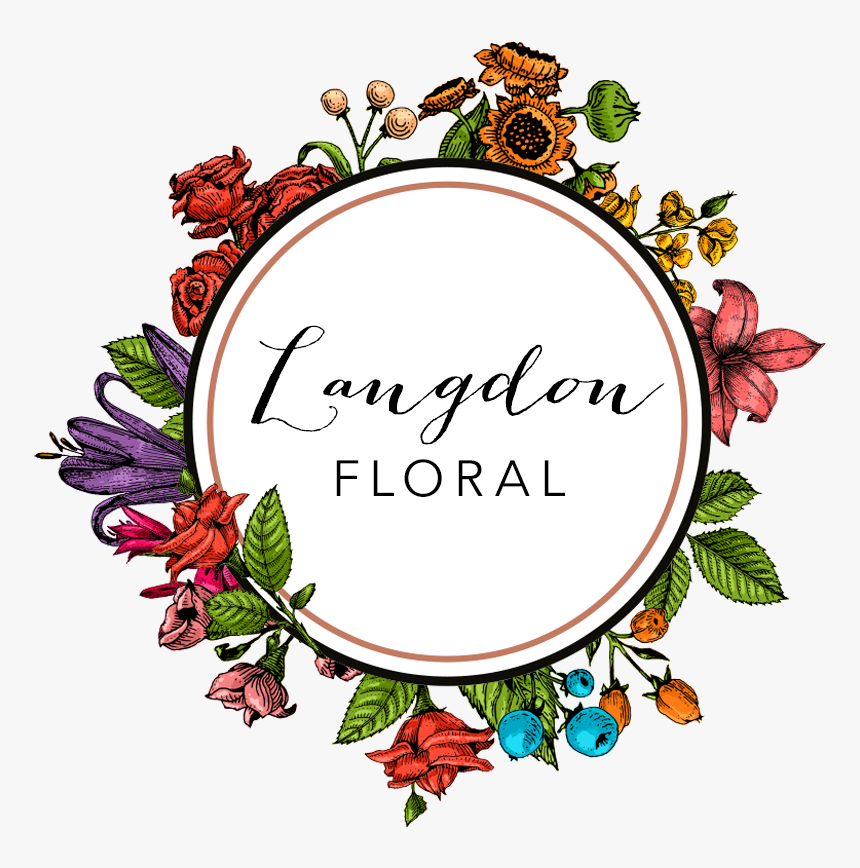 Transparent Florais Png - Floral Logo Wedding Png, Png Download, Free Download