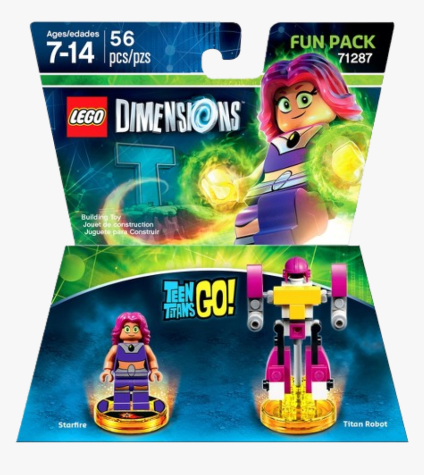 Transparent Teen Titans Starfire Png - Lego Dimensions Teen Titans Go Starfire, Png Download, Free Download