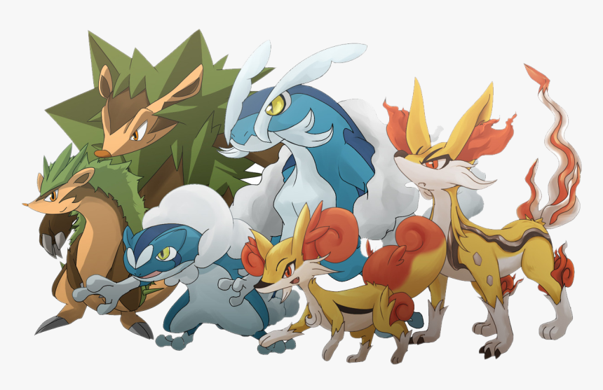 Gen 6 Pokemon Starter HD Png Download Kindpng