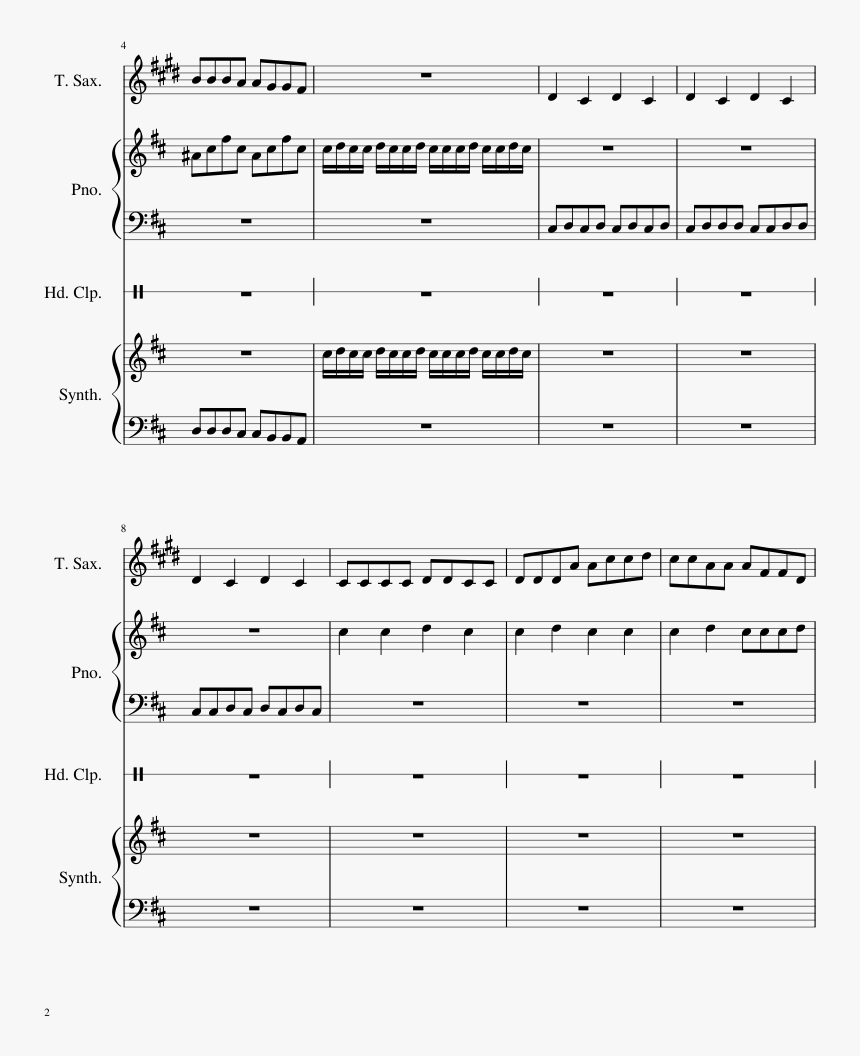 Counting Stars Guitar Sheet Music, HD Png Download, Free Download