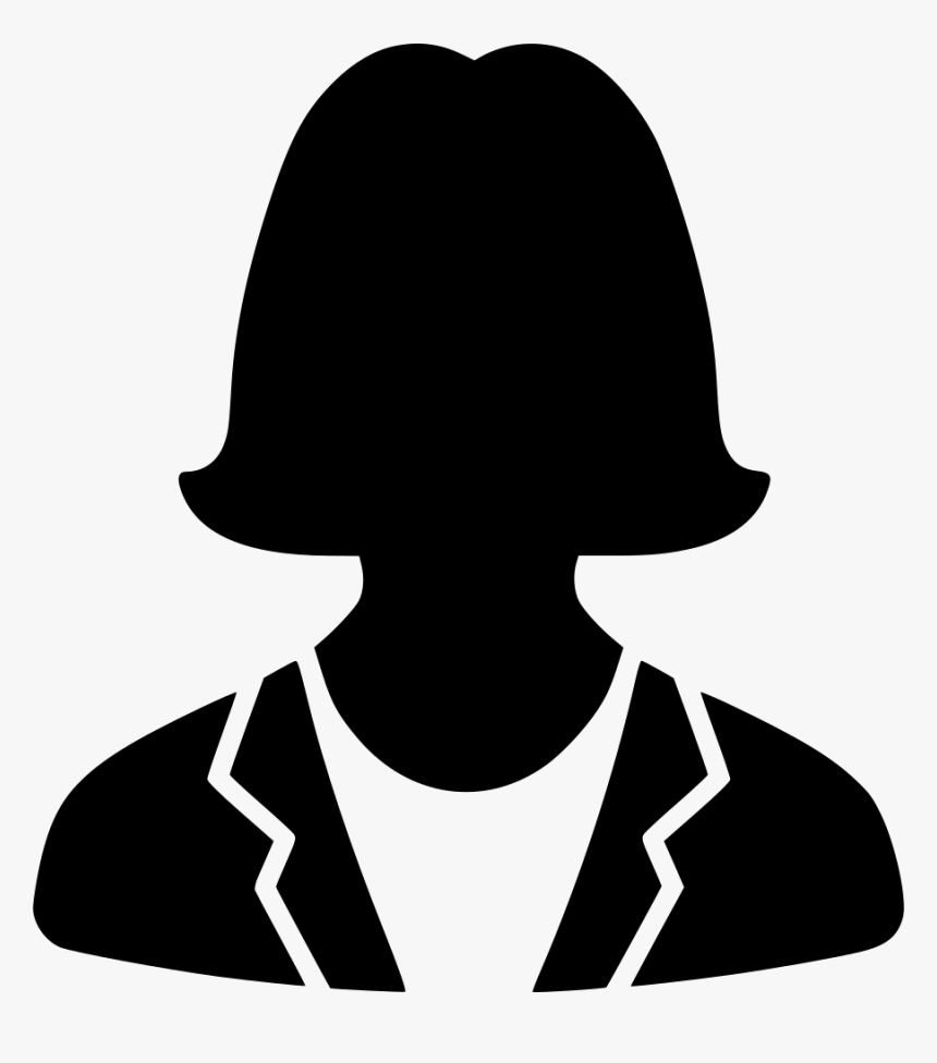 Contact Profile User Default Female Suit Comments - Female Profile Icon Png, Transparent Png, Free Download