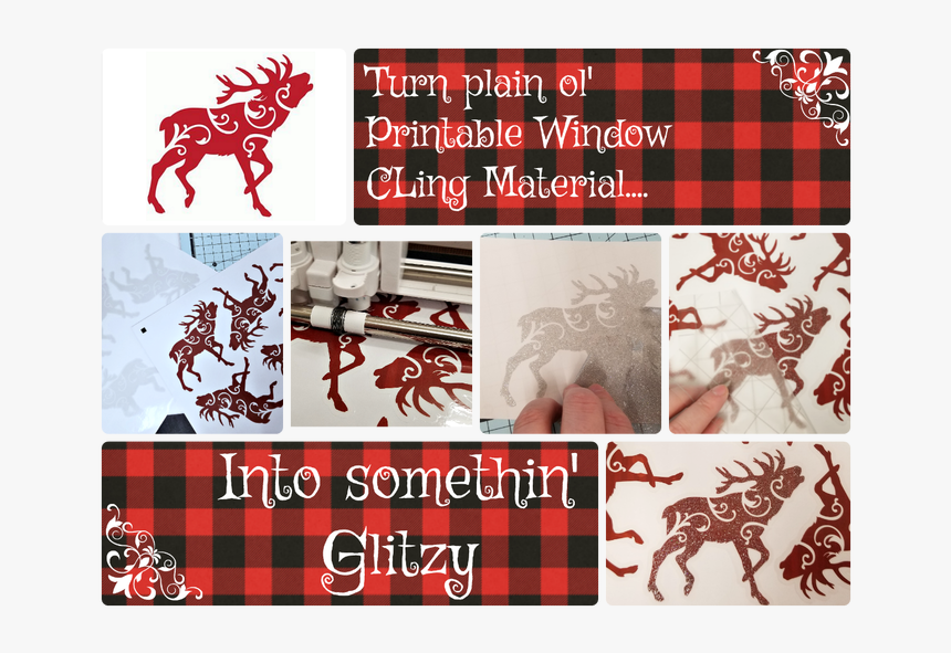 Bling Up Your Window Cling With Glitter Vinyl - Graphic Design, HD Png Download, Free Download