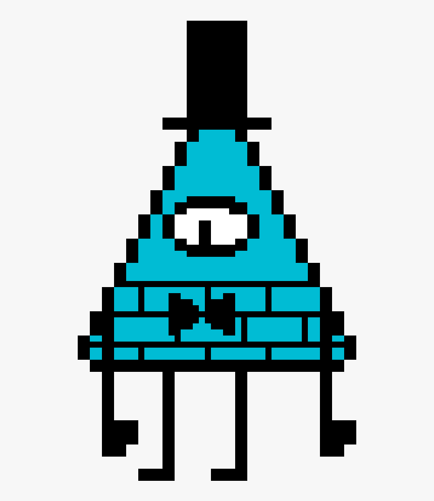 Reverse Bill Cipher - Pixel Art Bill Cipher, HD Png Download, Free Download