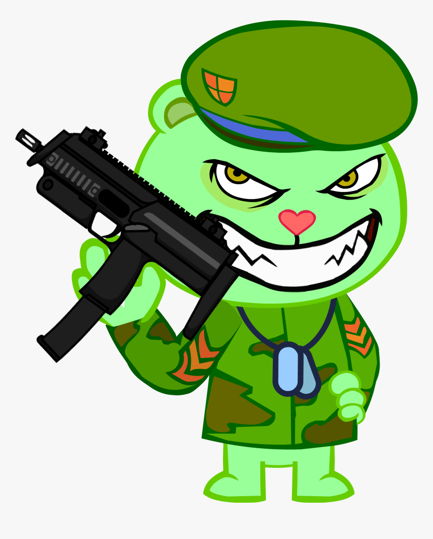 Happy Tree Friends Flippy Png - Flippy Happy Tree Friends Png, Transparent Png, Free Download