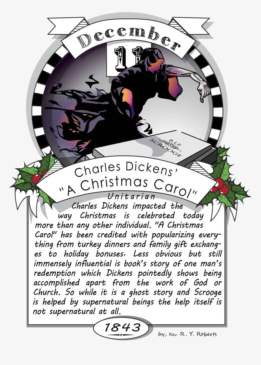 December Eleventh, Charles Dickens’ "a Christmas Carol - Rev Phyllis Hubbell And Rev John Manwell, HD Png Download, Free Download