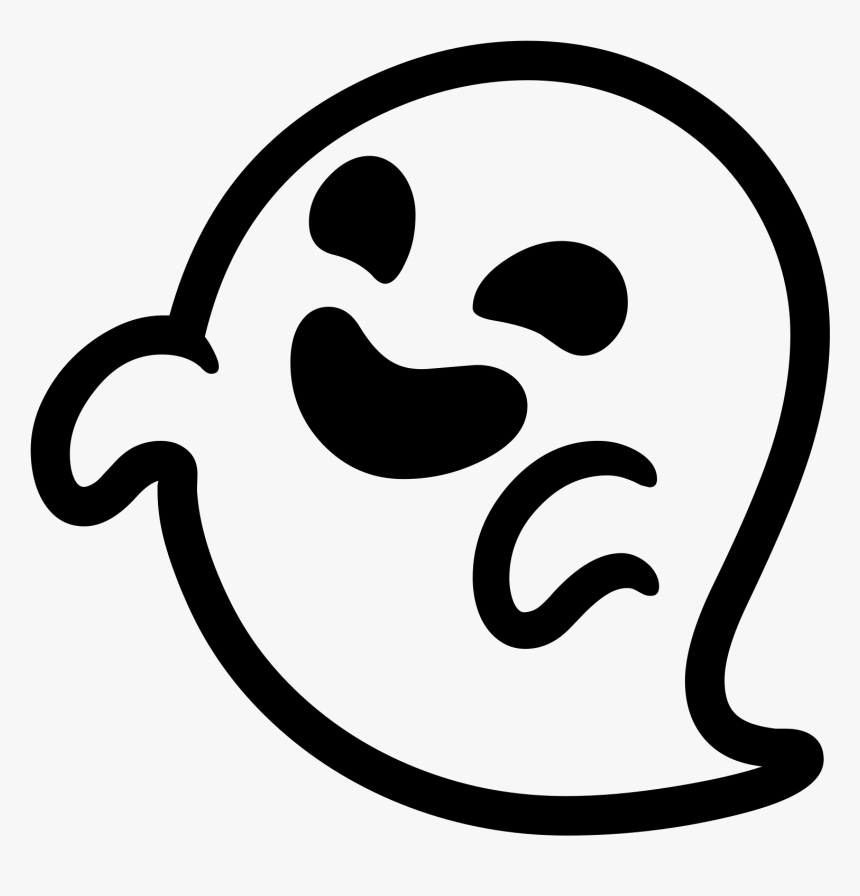 Emoji Clipart Ghost - Ghost Emoji Png, Transparent Png, Free Download