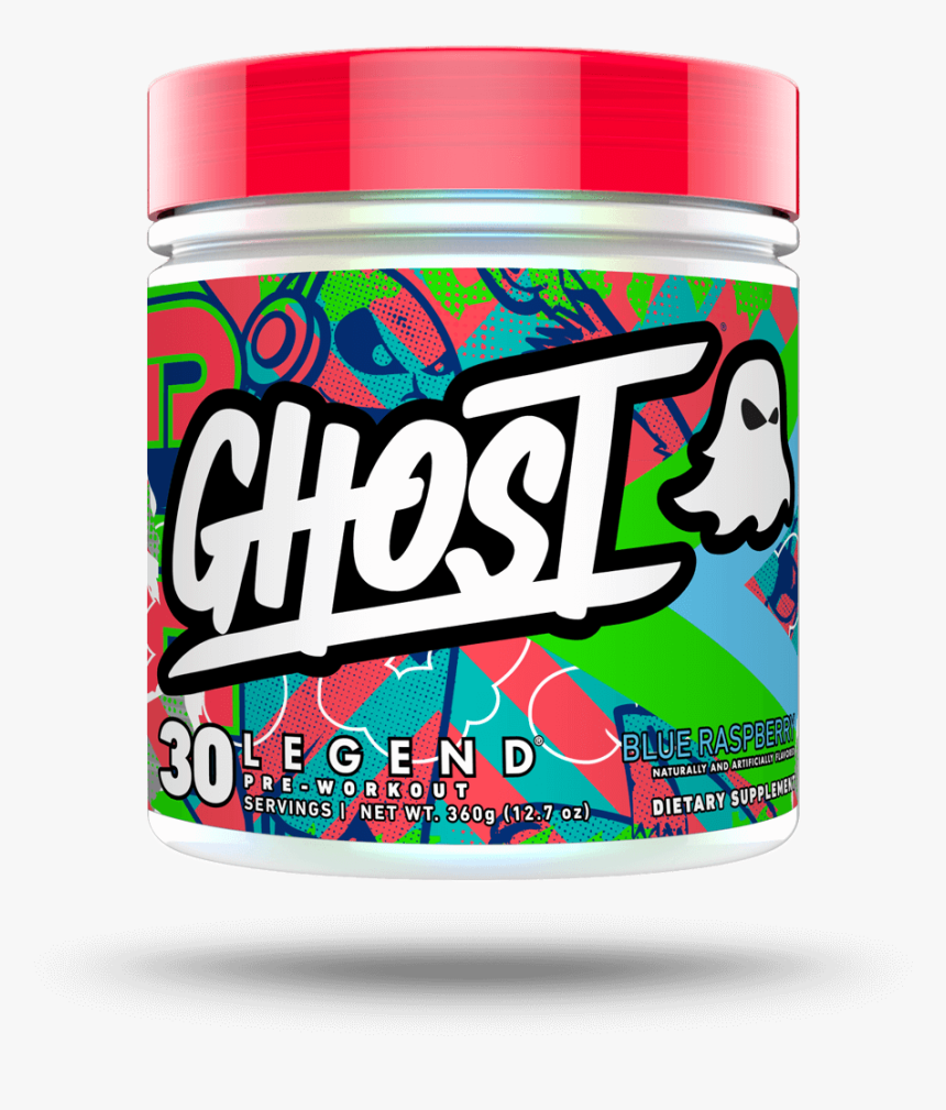 Ghost Legend Blue Raspberry Pre Workout 30 Servings - Ghost Pre Workout, HD Png Download, Free Download