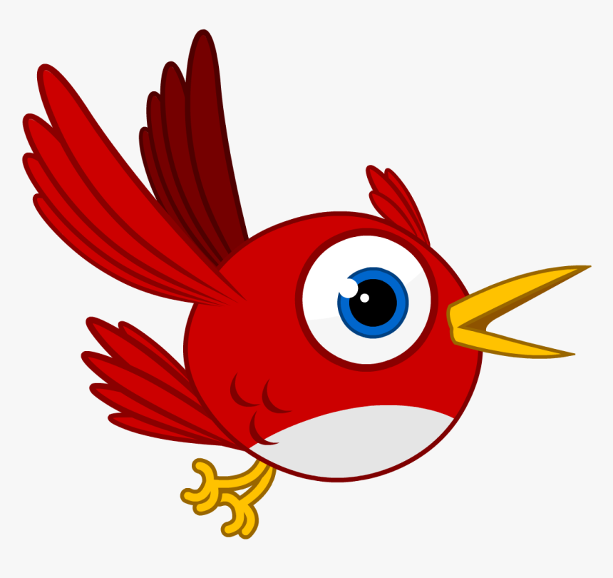 Starling Framework Logo Design Animation - Bird Cartoon Gif Png, Transparent Png, Free Download