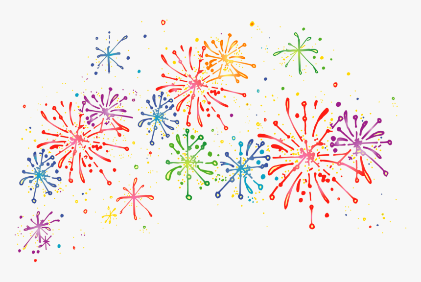 Clip Art Transparent Background Fireworks, HD Png Download, Free Download