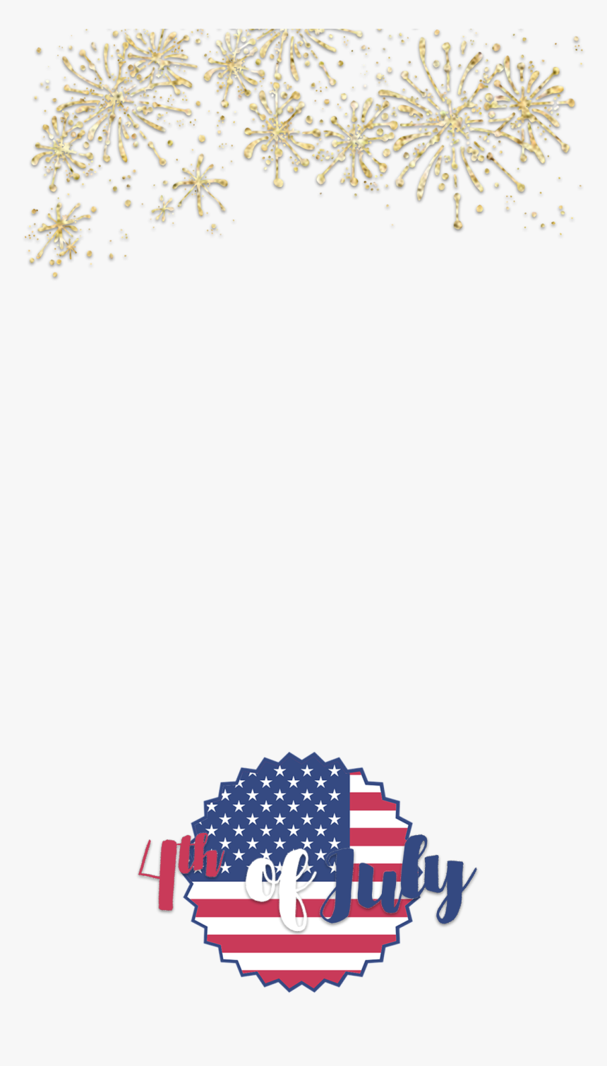 4th Of July Fireworks , Png Download - Snapchat Filter Fireworks Png, Transparent Png, Free Download