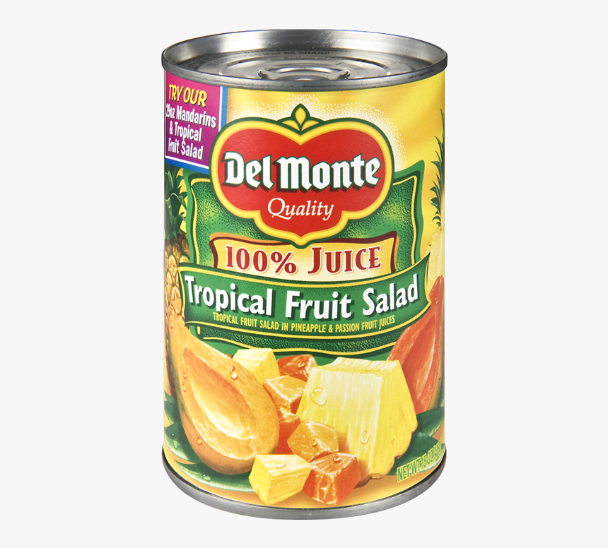 Buy Del Monte® Tropical Fruit Salad In 100% Juice - Del Monte Tropical Fruit Salad, HD Png Download, Free Download