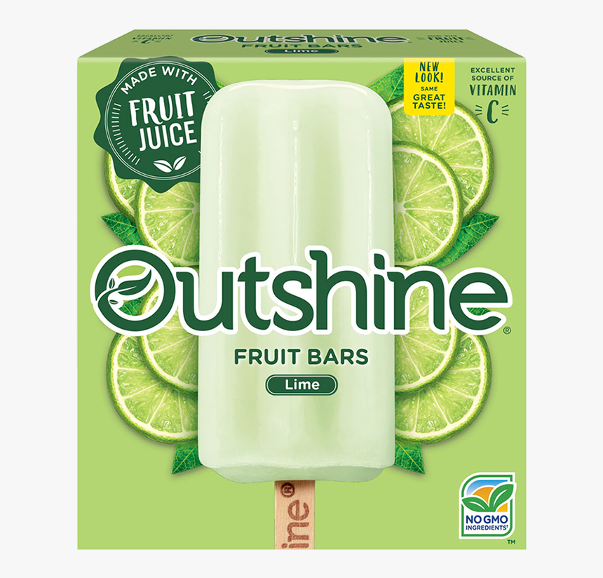 Outshine Lime Fruit Bars - Outshine Fruit Bars Coconut, HD Png Download, Free Download