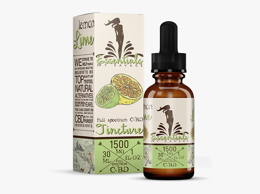 Lemon Lime Cbd Tincture Savage Cbd, HD Png Download, Free Download