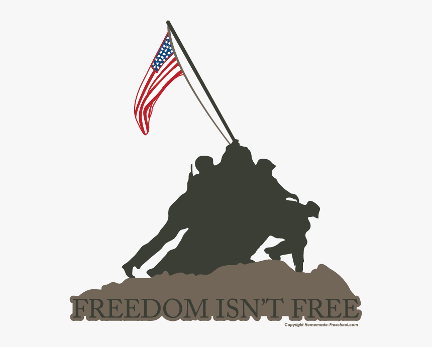 Flags Clipart Patriotic - Marine Corps War Memorial, HD Png Download, Free Download