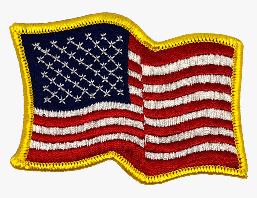 Usa Flag Waving Png - Waving American Flag Patch, Transparent Png, Free Download