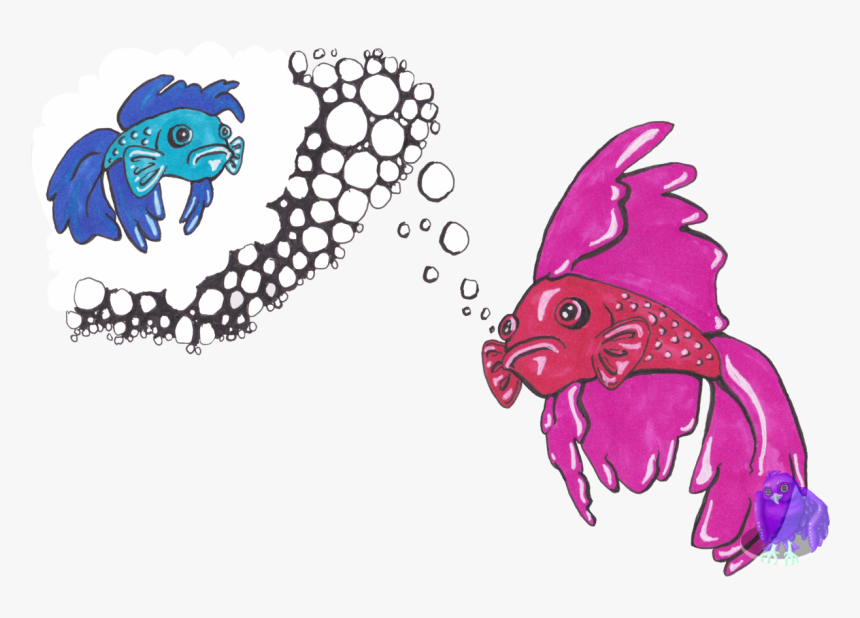 So Betta Fish Are My Favorite Fish - Cartoon, HD Png Download, Free Download