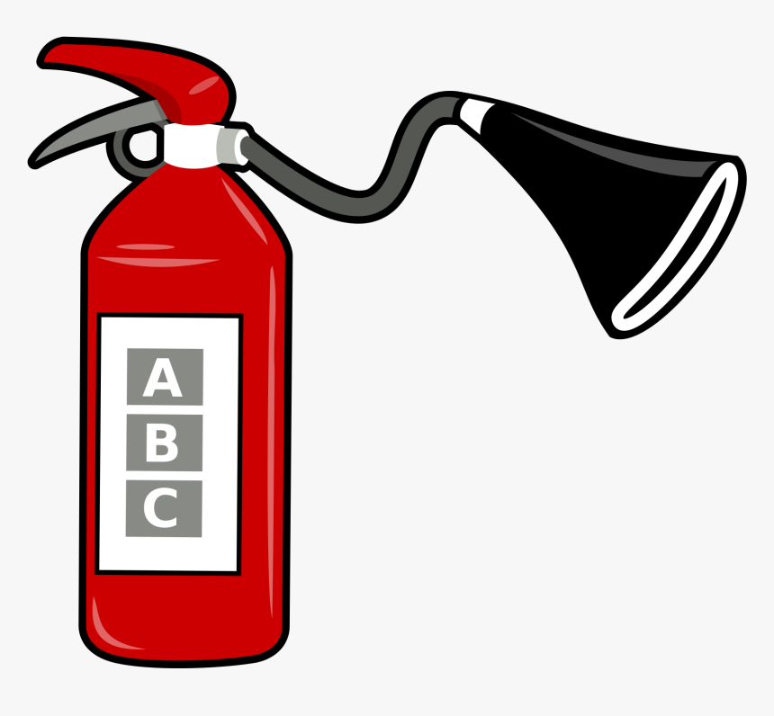 File - Extinguisher - Svg - Fire Extinguisher Cartoon - Cartoon Transparent Fire Extinguisher, HD Png Download, Free Download