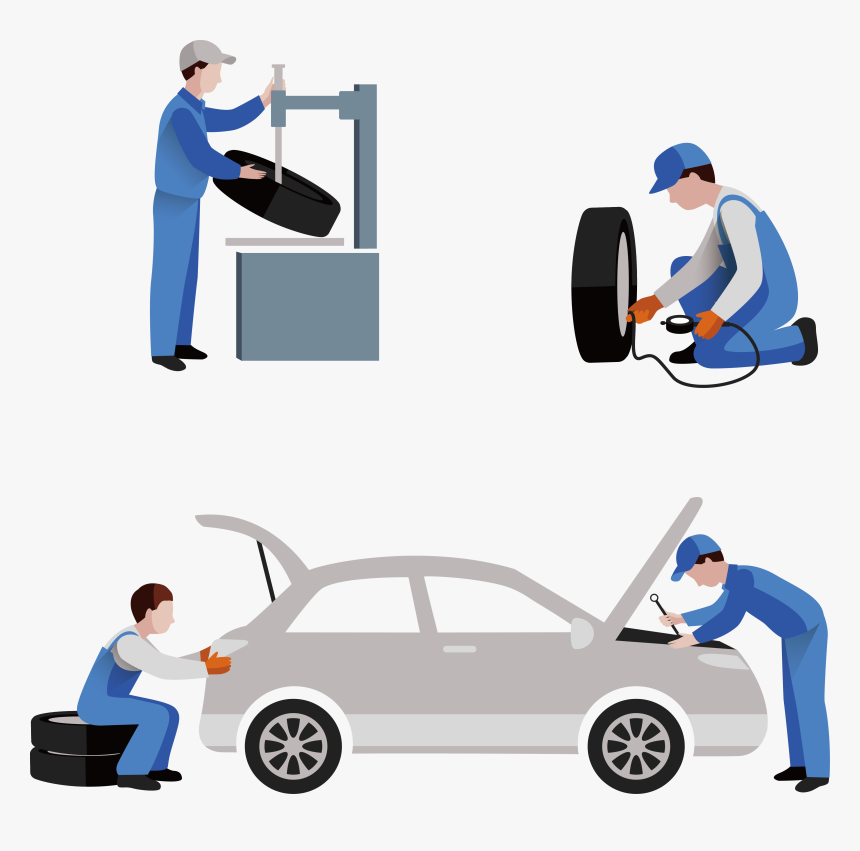 Car Tire Transprent Png Free Download Organization - Car Mechanic Clipart Png, Transparent Png, Free Download