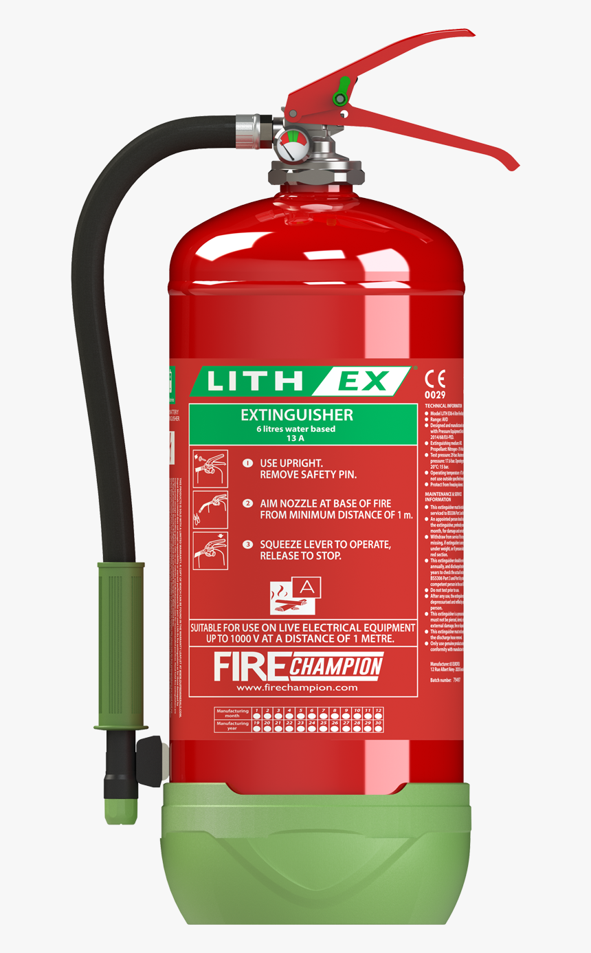 Transparent Fire Extinguisher Png - Firechief Lith Ex Fire Extinguishers, Png Download, Free Download