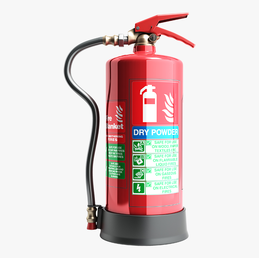 Fire Extinguisher With Dry Powder - Fire Extinguisher No Background, HD Png Download, Free Download