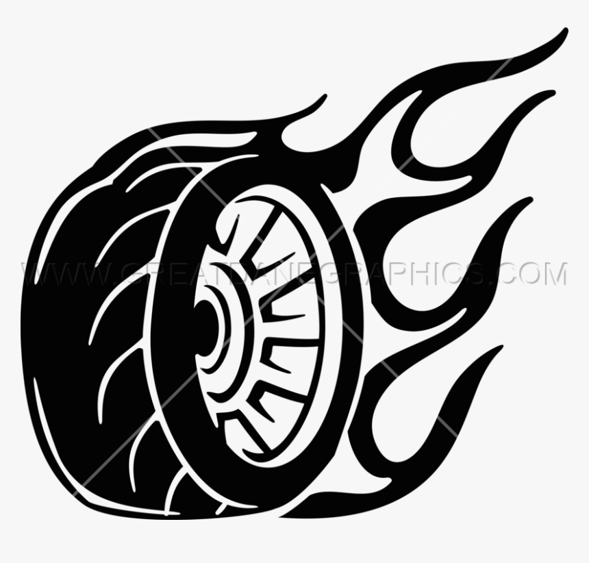 Pin Tire Clipart Png - Tires Burning Rubber, Transparent Png, Free Download