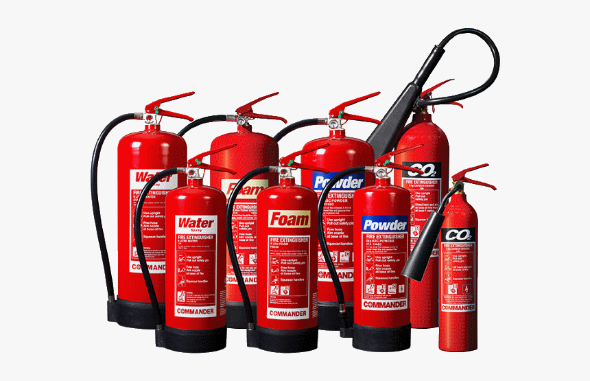 Fire Extinguisher Family - All Type Of Fire Extinguisher, HD Png Download, Free Download