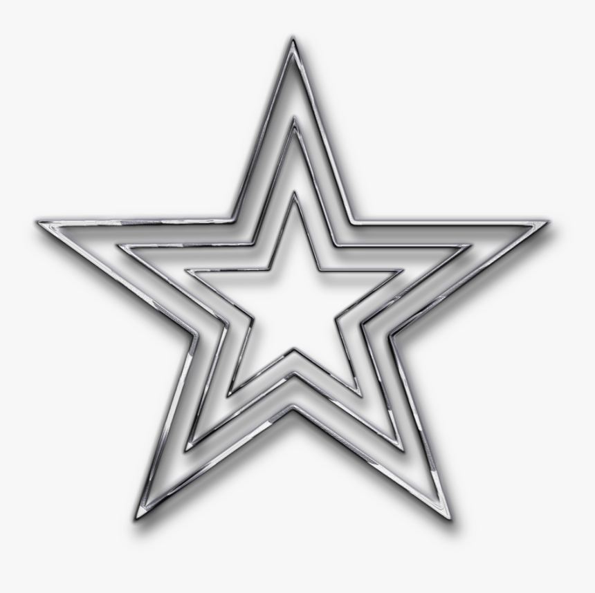 Silver Png Pic - Transparent Background Star Silver Png, Png Download, Free Download