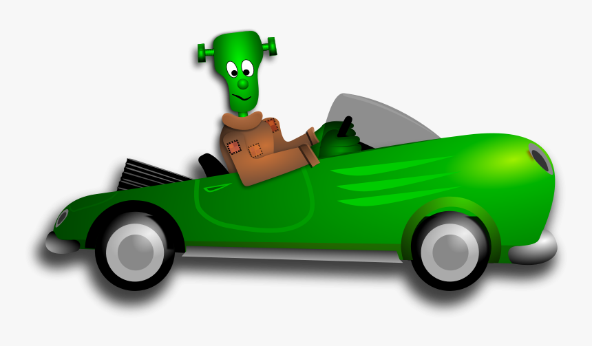 Transparent Car Clipart - Mummy Driving A Car, HD Png Download, Free Download