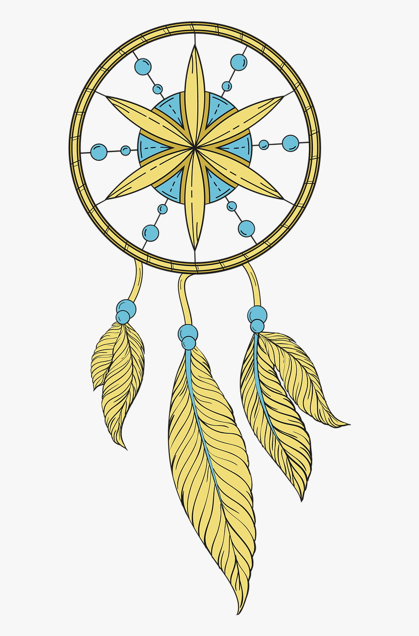 Jewelry Dream Catcher Indians - Cool Dream Catcher Drawings, HD Png Download, Free Download