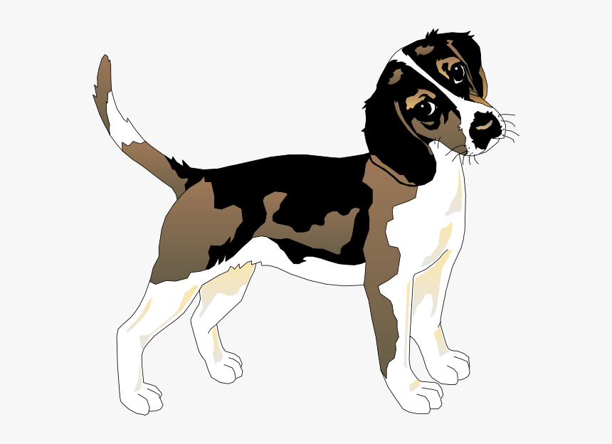 Black And White Beagle Svg Clip Arts - Datos Curiosos Del Perro, HD Png Download, Free Download
