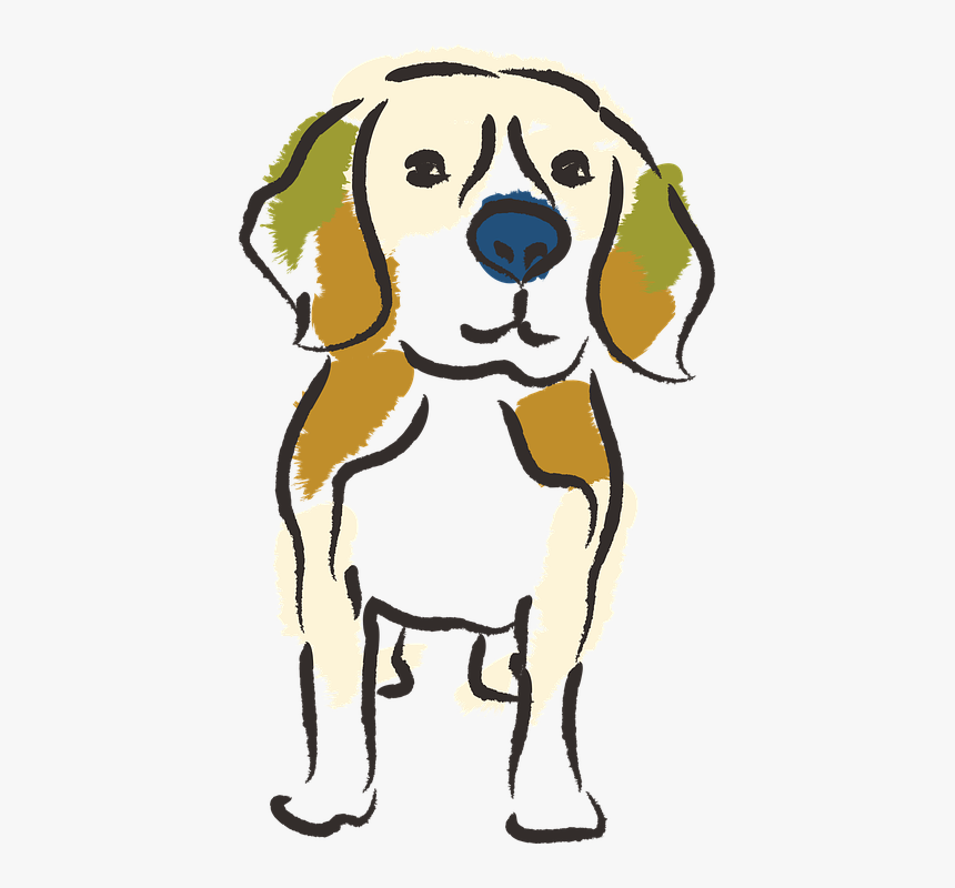 Dog, Beagle, Brush, Japanese Style, HD Png Download, Free Download