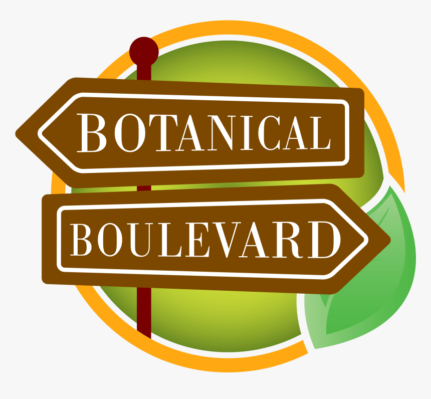 Botanical Boulevard - Sign, HD Png Download, Free Download