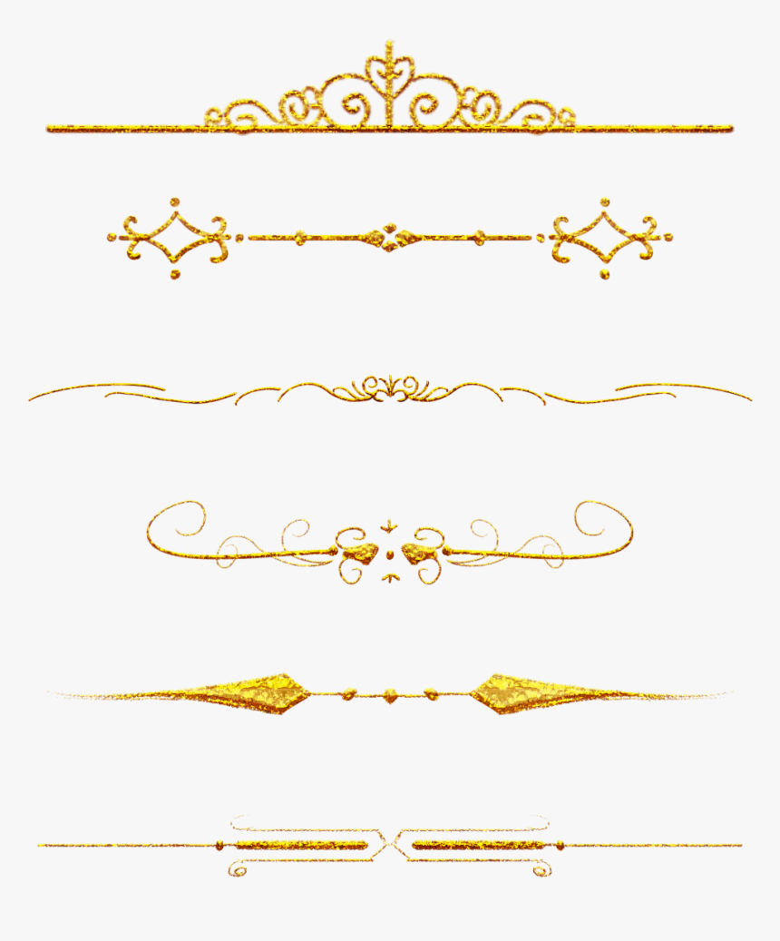 Retro Golden Prominent Ornate Png And Psd - Smile, Transparent Png, Free Download