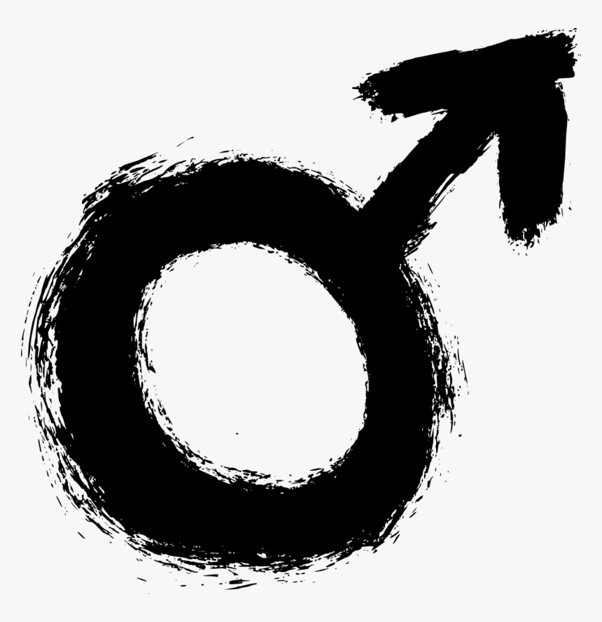 Gender Png Transparent Picture - Gender Symbol Grunge, Png Download, Free Download