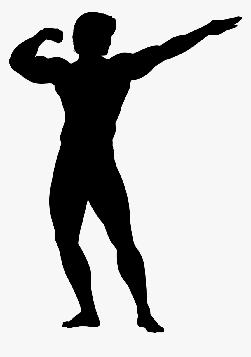 Transparent Body Builder Clipart - Bodybuilding Vector, HD Png Download, Free Download