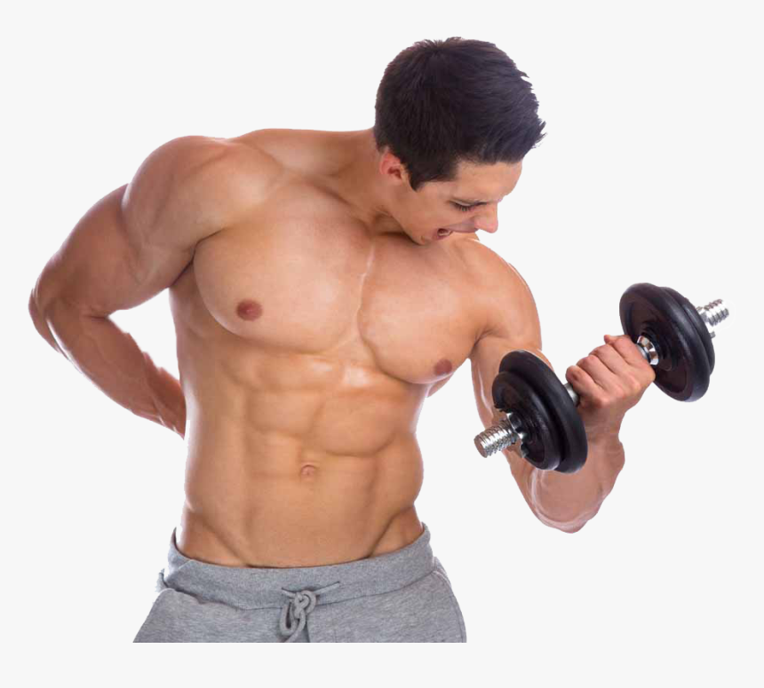 Bodybuilding Png Photo - Hombre Con Pesa, Transparent Png, Free Download