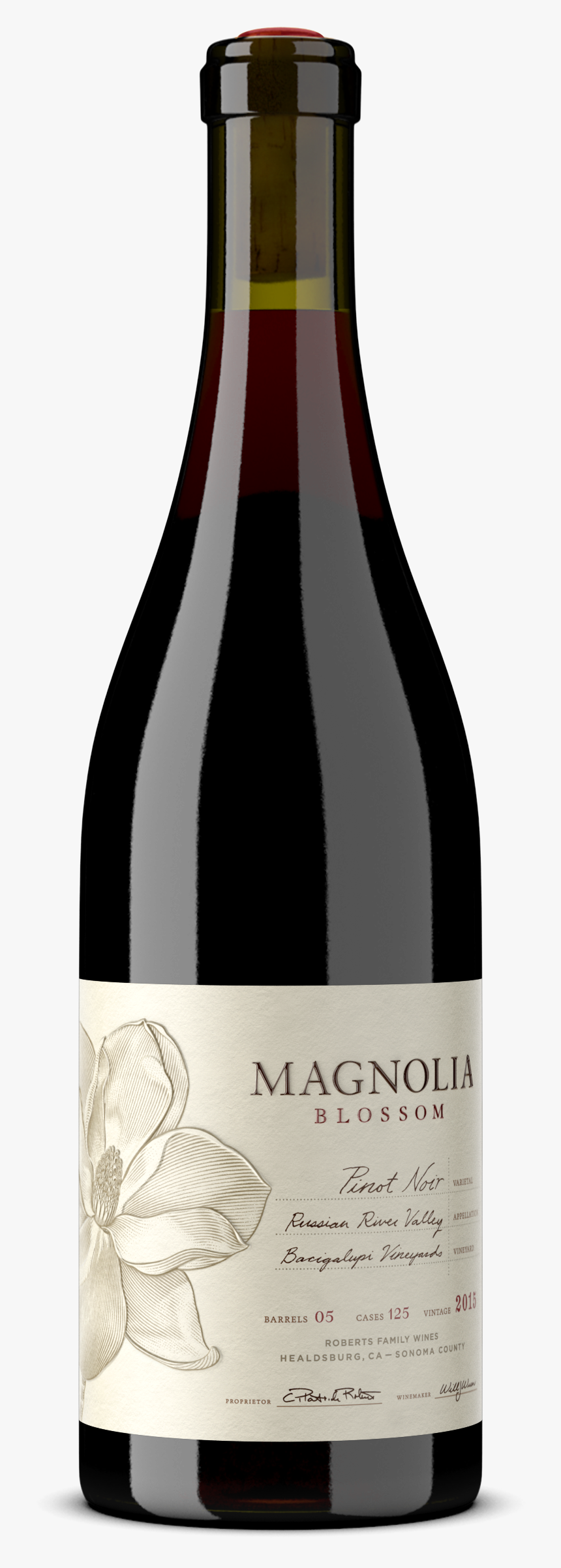 Outshinery Magnolia Pinotnoir2015 Bacigalupi - Magnolia Wine, HD Png Download, Free Download